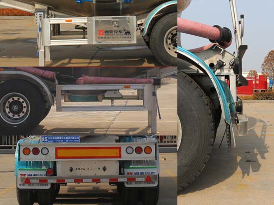 通亚达牌CTY9400GXHLF型下灰半挂车