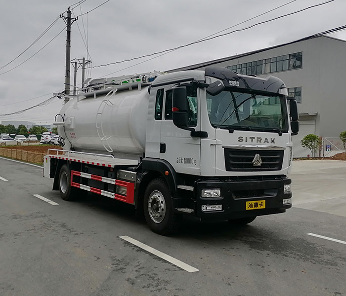 宏磊风牌HLF5186GXWZ型吸污车
